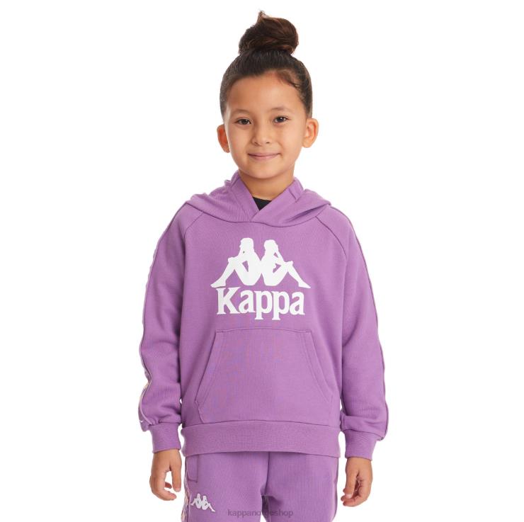 Kappa barn barn 222 banda hurtadon hettegenser fiolett lavendel VBD6F535