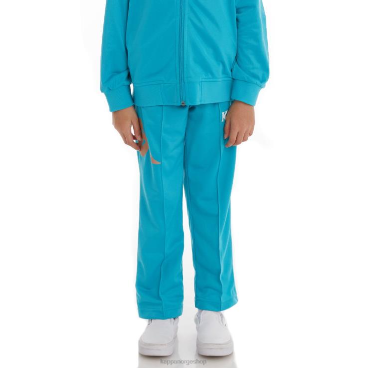 Kappa barn autentiske ambret joggebukser for barn mørk aqua VBD6F470