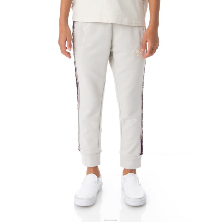 Kappa barn barn 222 banda alanz 3 joggebukser grå sølv VBD6F611