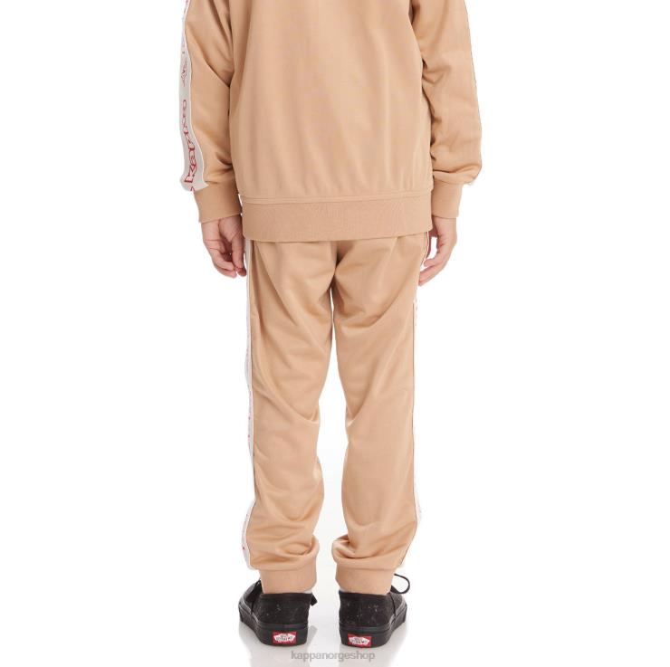 Kappa barn barnelogotape alic 2 joggebukse beige VBD6F478