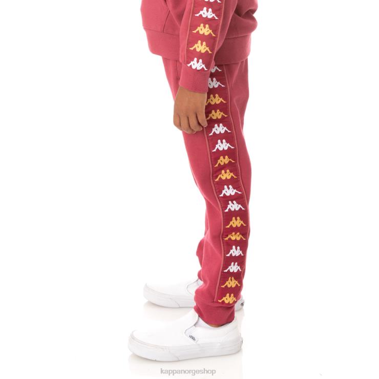 Kappa barn kids 222 banda alanzin joggebukse burgunder VBD6F602