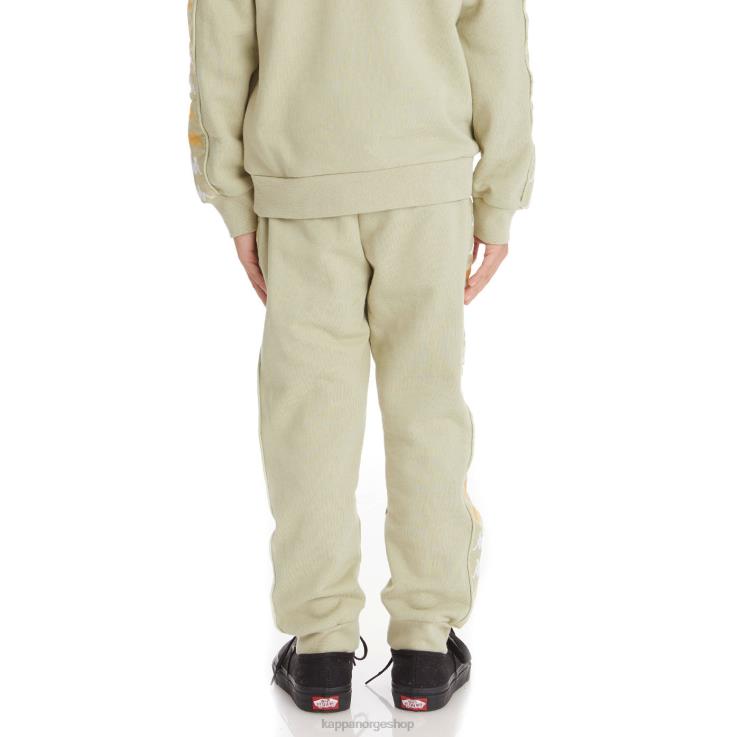 Kappa barn kids 222 banda alanzin joggebukse grønn salvie VBD6F593