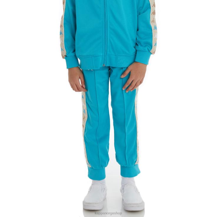 Kappa barn kids 222 banda deky 2 joggebukser mørk aqua VBD6F473