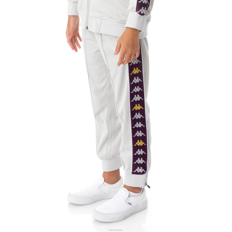 Kappa barn kids 222 banda deky joggebukse grå sølv VBD6F498
