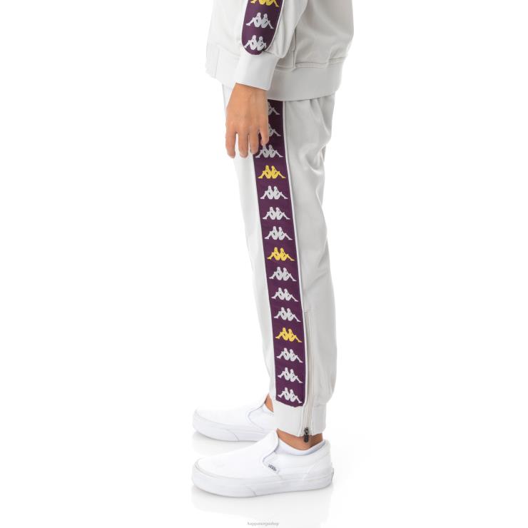 Kappa barn kids 222 banda deky joggebukse grå sølv VBD6F498