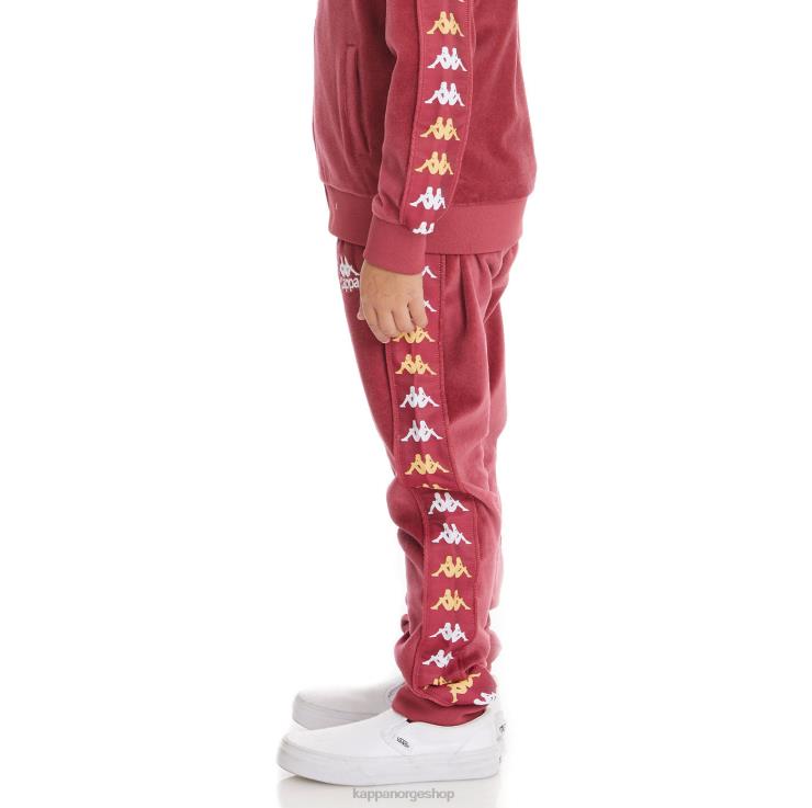 Kappa barn kids 222 banda lorence joggebukse burgunder VBD6F490