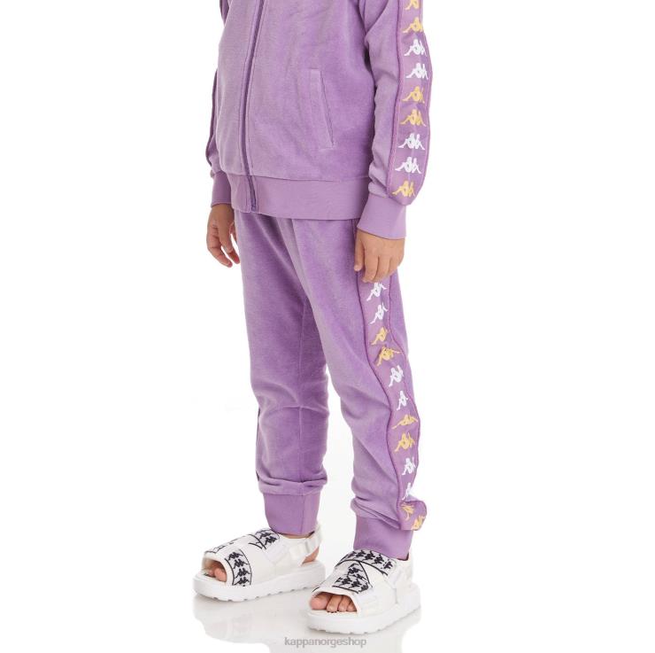 Kappa barn kids 222 banda lorence joggebukse fiolett lavendel VBD6F480