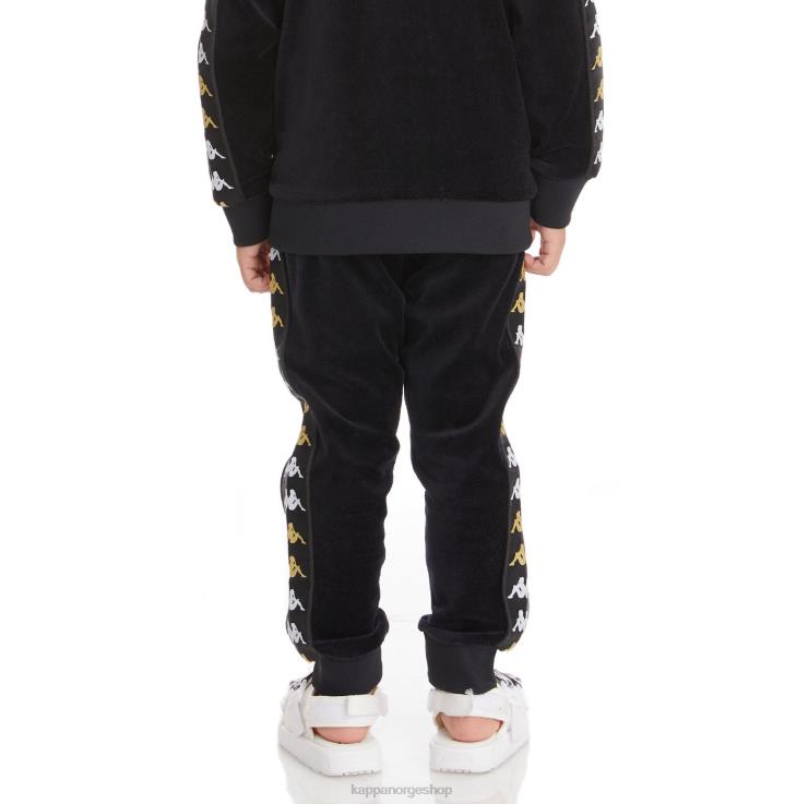 Kappa barn kids 222 banda lorence joggebukse svart røyk VBD6F491