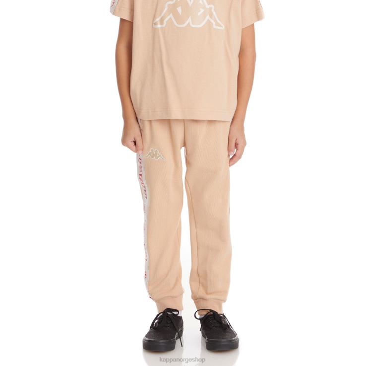 Kappa barn kids logo tape anira 2 joggebukser beige VBD6F588