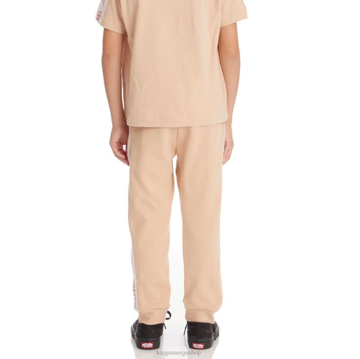 Kappa barn kids logo tape anira 2 joggebukser beige VBD6F588
