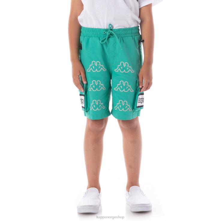 Kappa barn esso cargo shorts med logotape for barn blågrønn VBD6F618