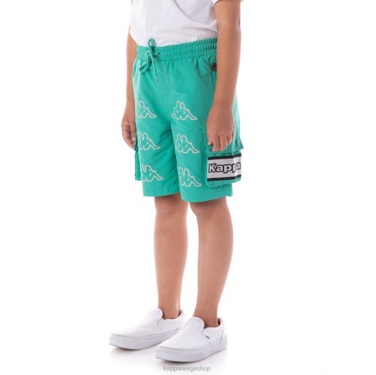 Kappa barn esso cargo shorts med logotape for barn blågrønn VBD6F618