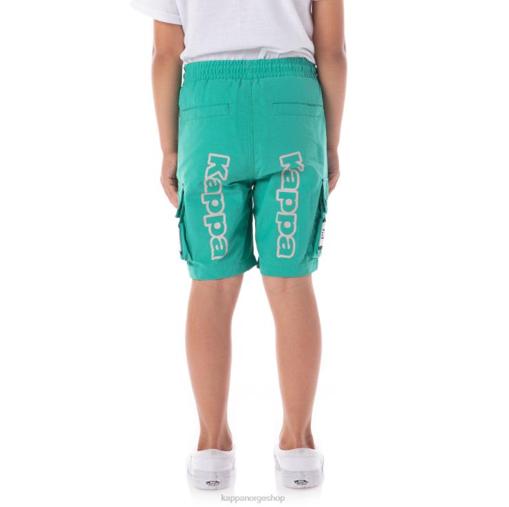 Kappa barn esso cargo shorts med logotape for barn blågrønn VBD6F618