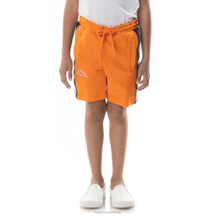 Kappa barn logo tape dasved shorts oransje VBD6F625
