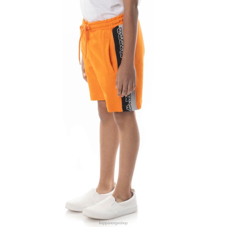 Kappa barn logo tape dasved shorts oransje VBD6F625