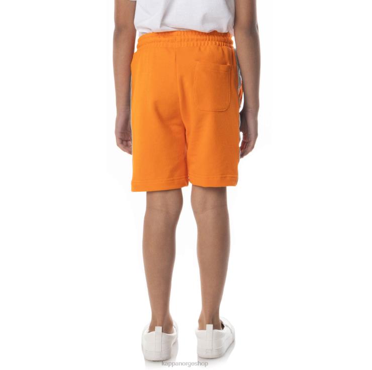 Kappa barn logo tape dasved shorts oransje VBD6F625