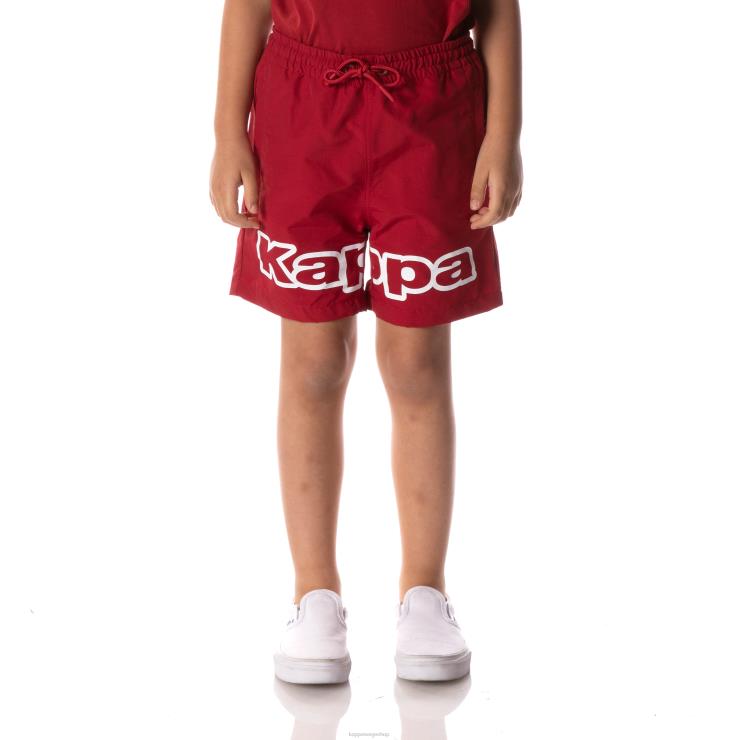Kappa barn logo tape dolm shorts rød VBD6F622