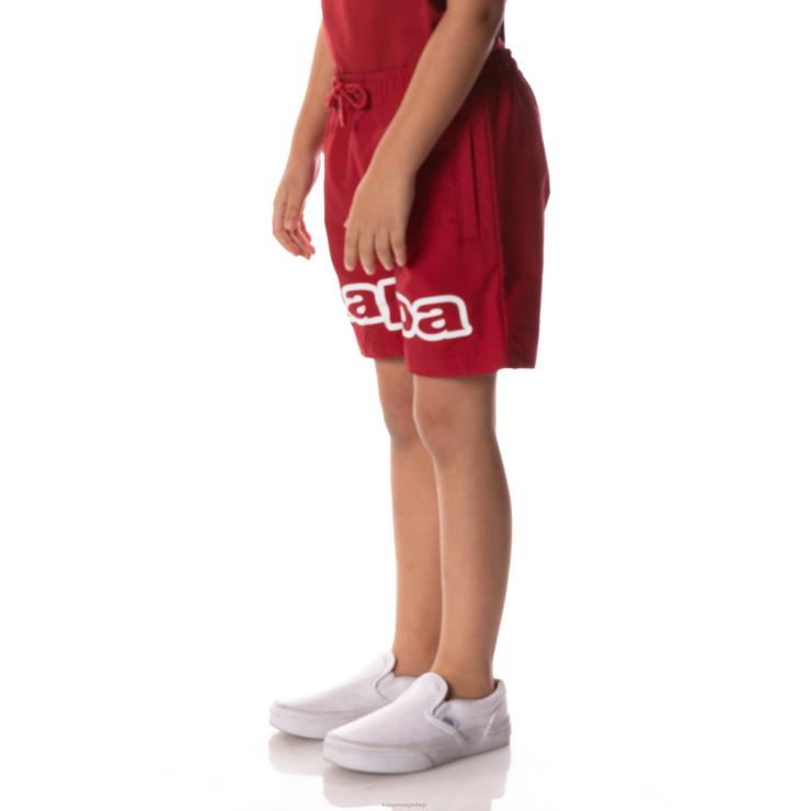 Kappa barn logo tape dolm shorts rød VBD6F622