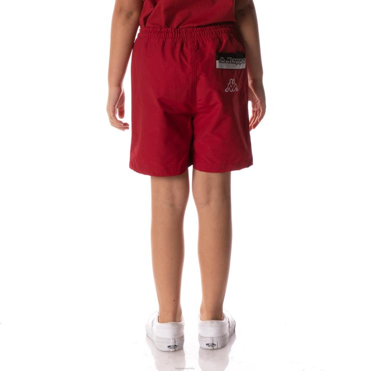 Kappa barn logo tape dolm shorts rød VBD6F622