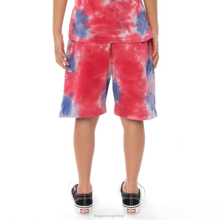 Kappa barn autentiske cyntu tie dye shorts for barn krem brandy fiolett slips fargestoff VBD6F817
