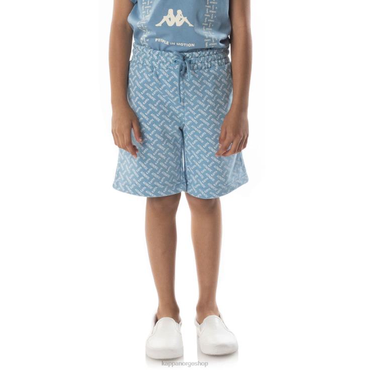 Kappa barn autentiske plimmo-shorts for barn lyseblå sand VBD6F795