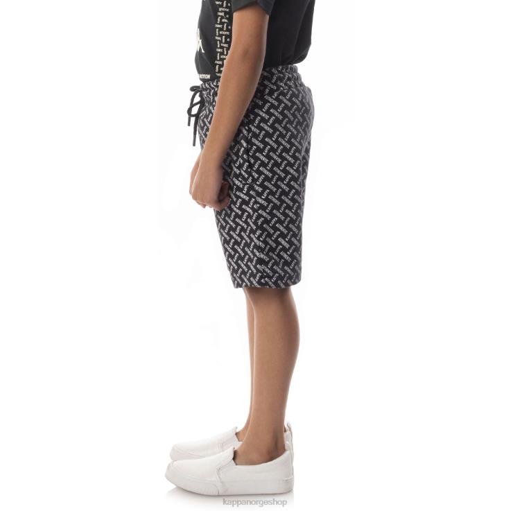 Kappa barn autentiske plimmo-shorts for barn svart røyksand VBD6F796