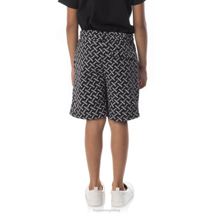 Kappa barn autentiske plimmo-shorts for barn svart røyksand VBD6F796