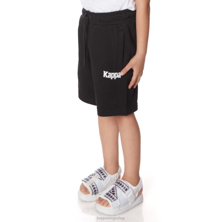 Kappa barn autentiske sangone-shorts for barn kulsvart VBD6F787