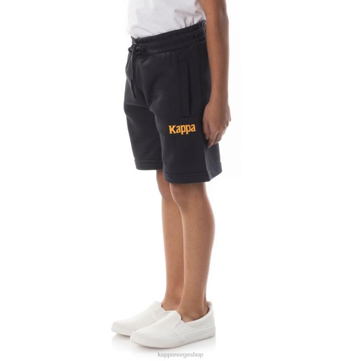 Kappa barn autentiske sangone-shorts for barn svart røyk VBD6F811