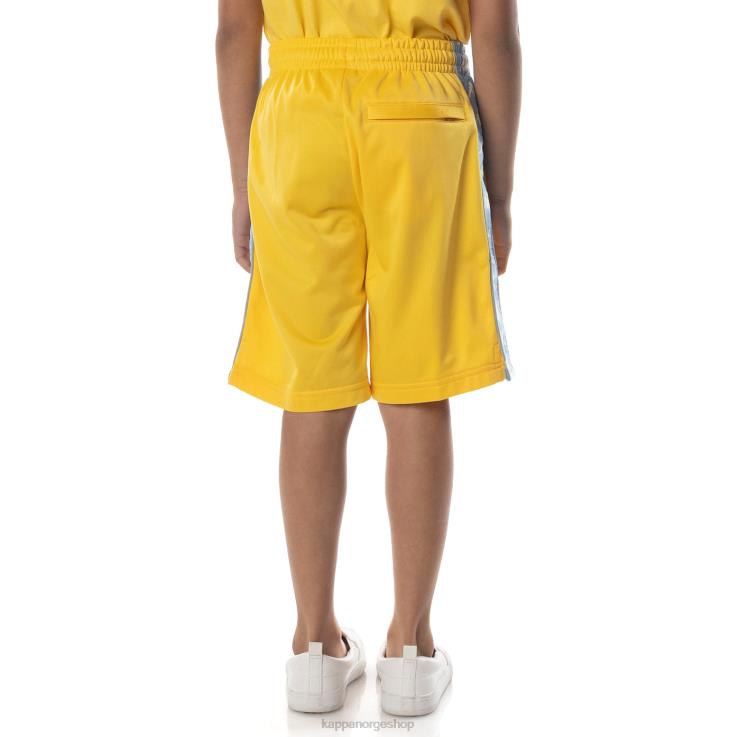 Kappa barn kids 222 banda treadwellz shorts gul lyseblå VBD6F805