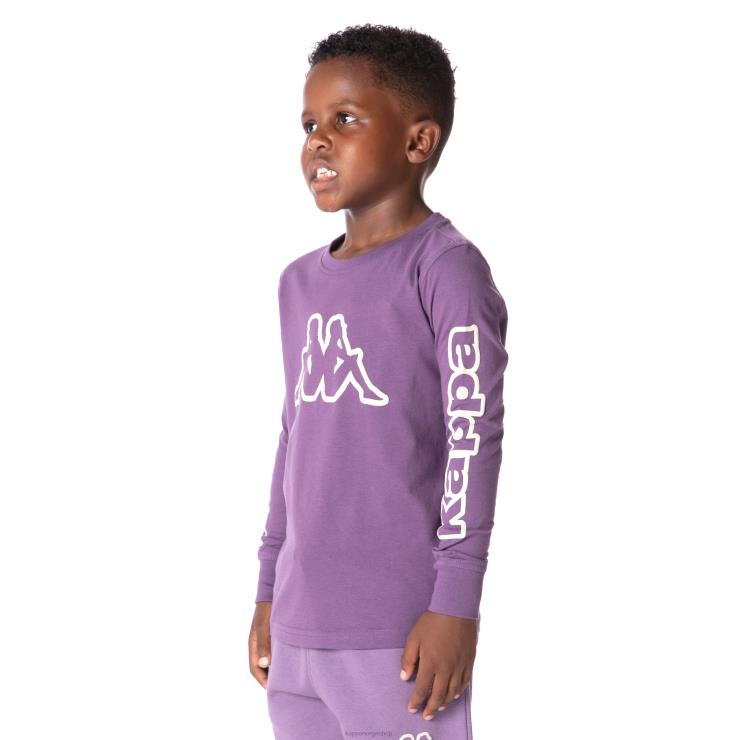 Kappa barn aby t-skjorte for barn lilla VBD6F661