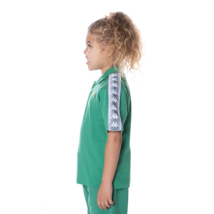 Kappa barn barn 222 banda calgar polo grønn VBD6F652