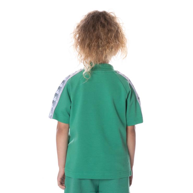 Kappa barn barn 222 banda calgar polo grønn VBD6F652