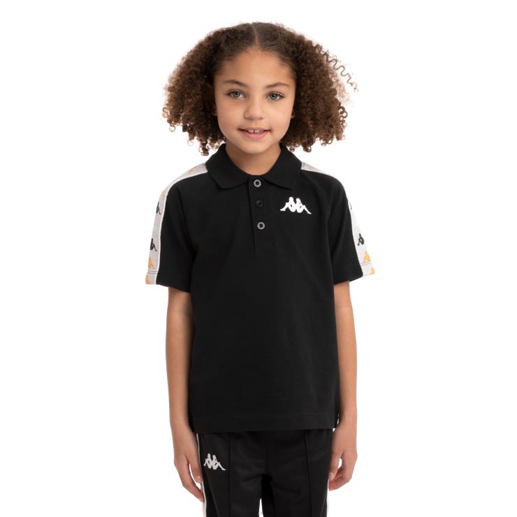 Kappa barn barn 222 banda calsi 2 polo svart røyk VBD6F734