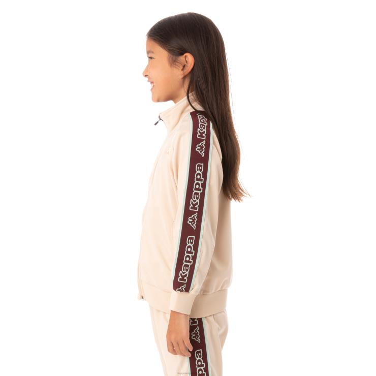 Kappa barn barnelogetape artem 2 treningsjakke beige VBD6F442
