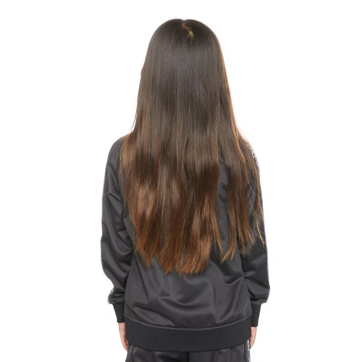 Kappa barn barnelogetape artem 2 treningsjakke svart røyk VBD6F399