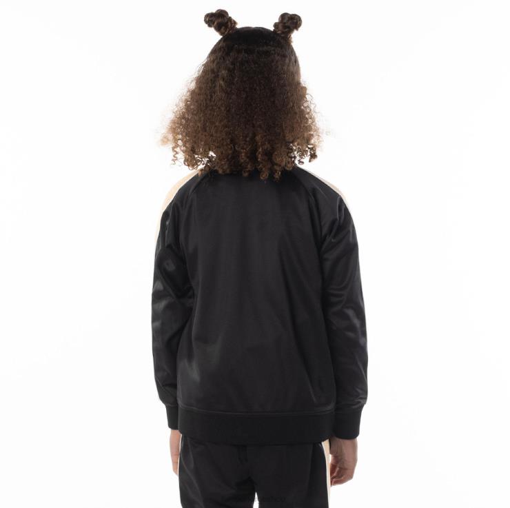 Kappa barn barnelogetape artem 2 treningsjakke svart røyk oransje VBD6F410