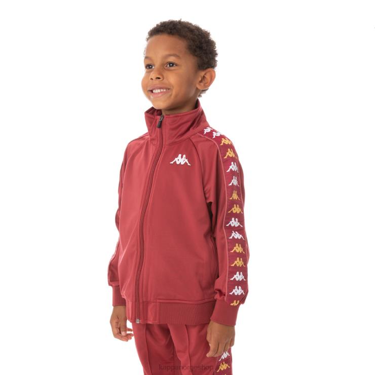 Kappa barn kids 222 banda annistonin treningsjakke burgunder VBD6F437