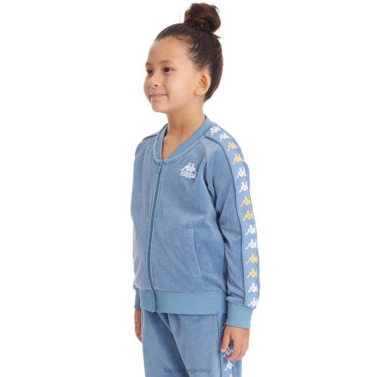 Kappa barn kids 222 banda benettin treningsjakke lyse blå VBD6F439