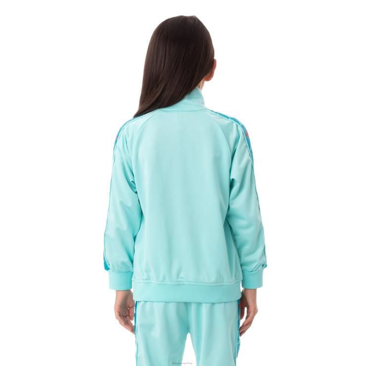 Kappa barn kids 222 banda dullo treningsjakke påfugl VBD6F447