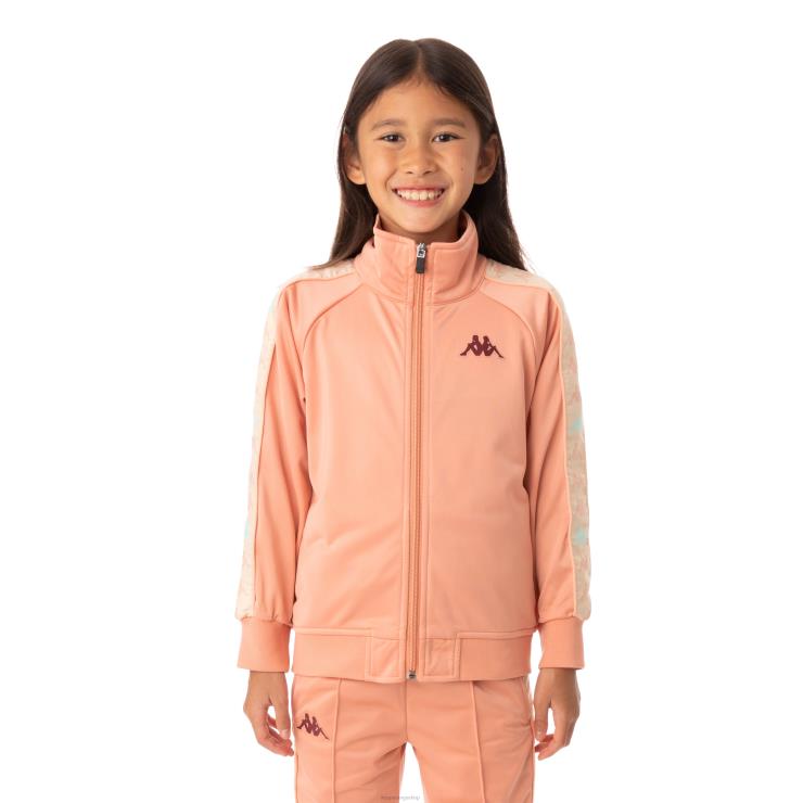 Kappa barn kids 222 banda dullo treningsjakke rosa koraller VBD6F444