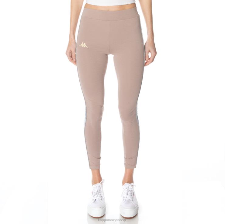 Kappa kvinner 22 banda garpie leggings beige VBD6F395