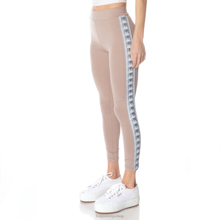 Kappa kvinner 22 banda garpie leggings beige VBD6F395
