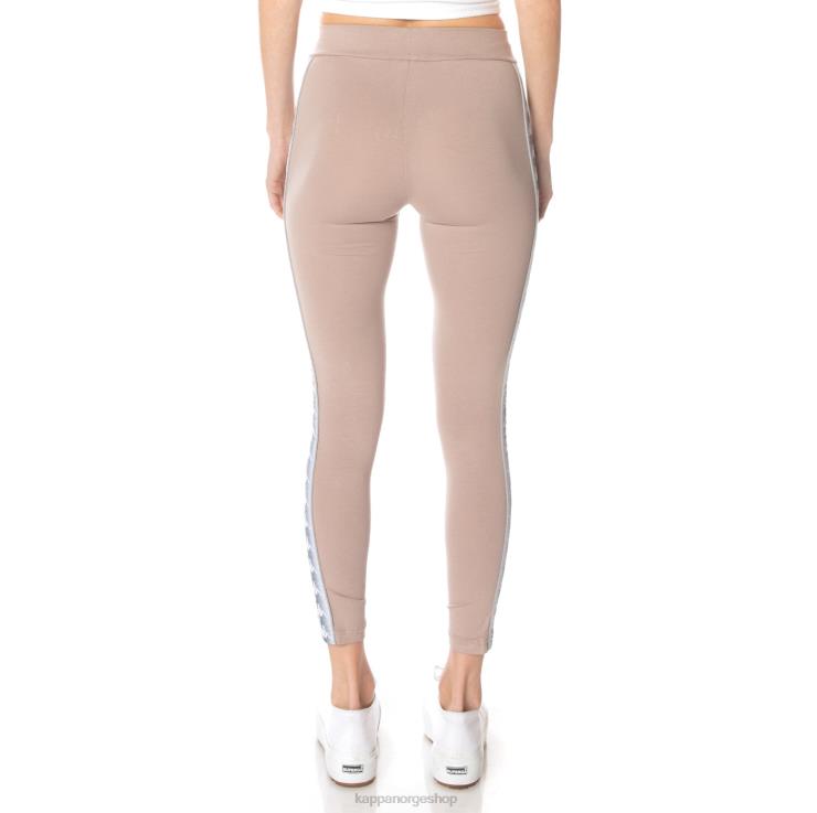 Kappa kvinner 22 banda garpie leggings beige VBD6F395