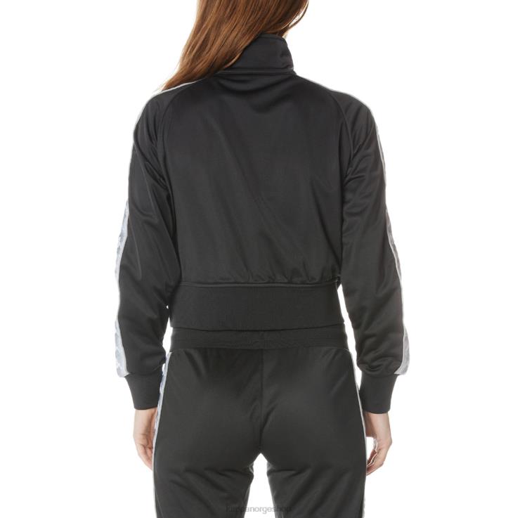 Kappa kvinner 222 banda casper treningsjakke kulsvart VBD6F367