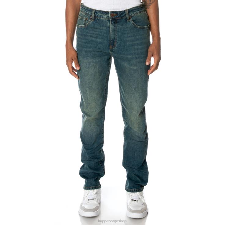 Kappa menn autentisk blå jeans middels vask VBD6F282