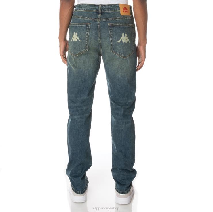 Kappa menn autentisk blå jeans middels vask VBD6F282