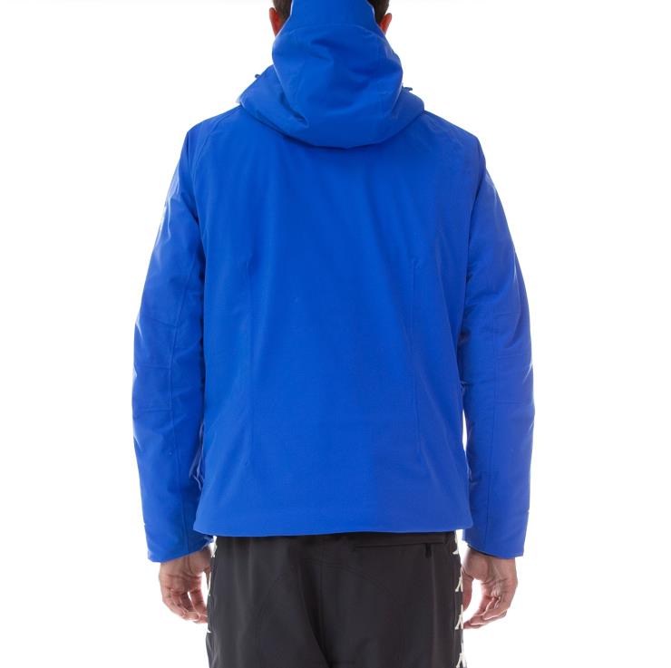 Kappa menn 6cento 650xb skijakke blå hvit antikk VBD6F85