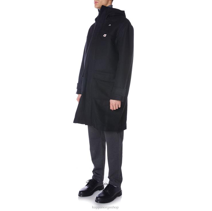 Kappa menn kappe giovani alpherg frakk svart VBD6F75