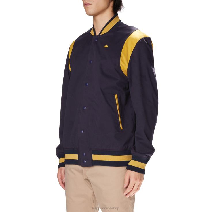 Kappa menn robe giovani naons varsity jakke marine gul VBD6F73